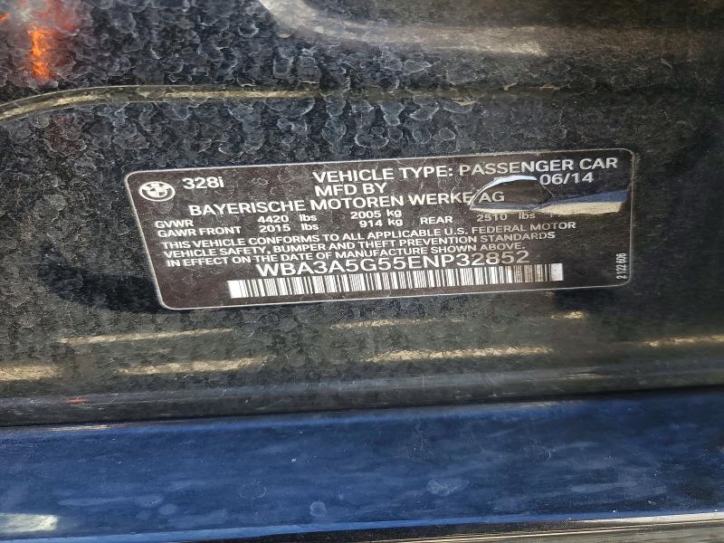59877096 :رقم المزاد ، WBA3A5G55ENP32852 vin ، 2014 Bmw 328 مزاد بيع
