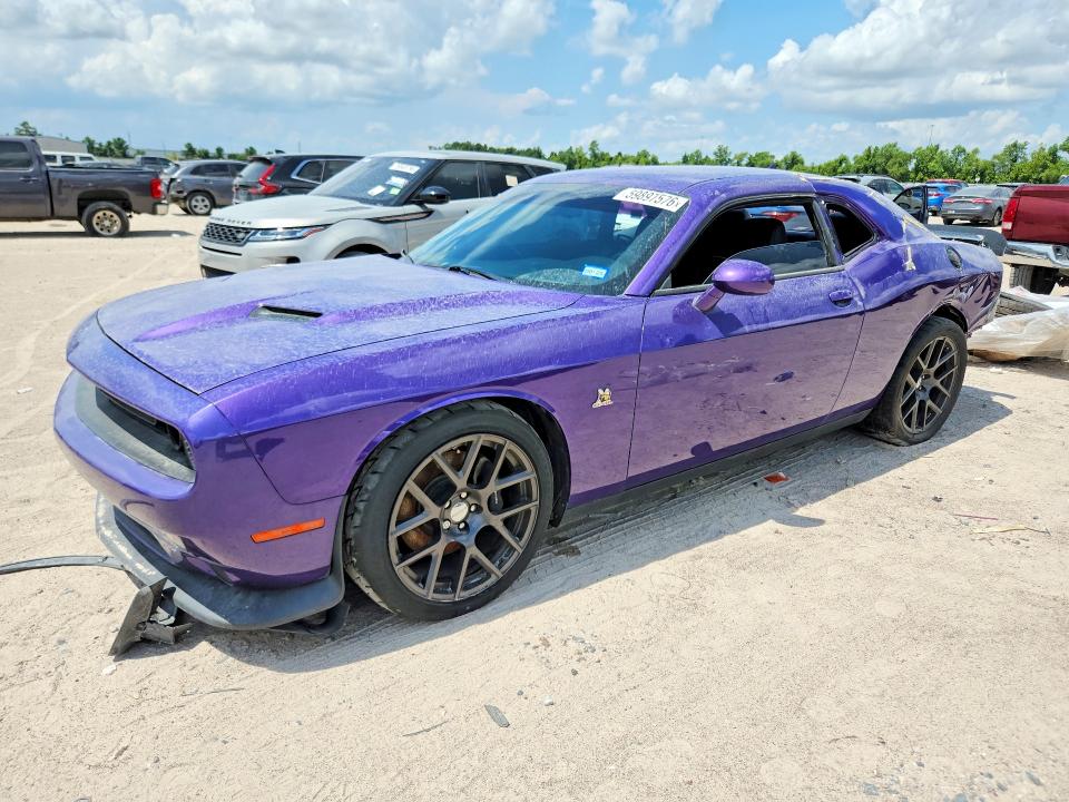59897576 :رقم المزاد ، 2C3CDZFJ8GH195443 vin ، 2016 Dodge Challenger مزاد بيع