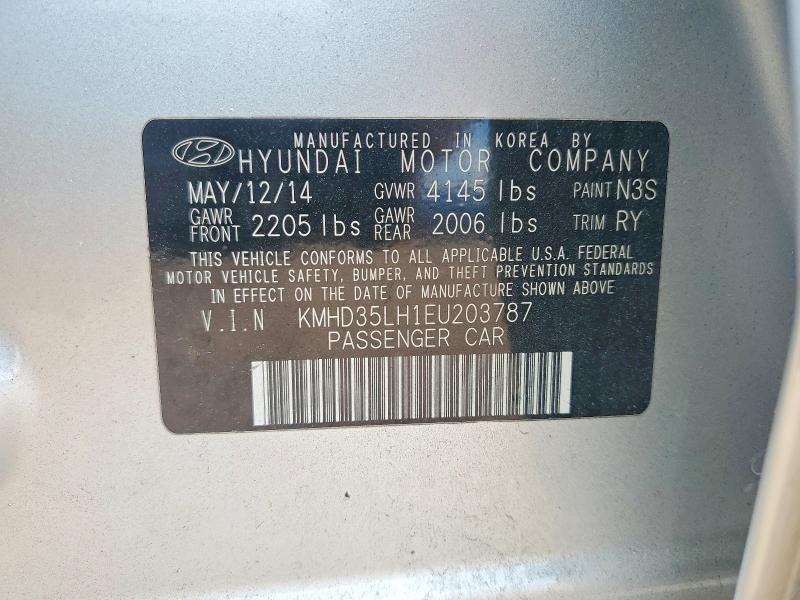 Продажа на аукционе авто 2014 Hyundai Elantra Gt, vin: KMHD35LH1EU203787, номер лота: 60409106