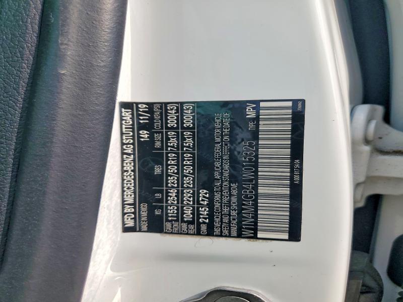 Продаж на аукціоні авто 2020 Mercedes-benz Glb, vin: W1N4M4GB4LW015325, номер лоту: 60378726