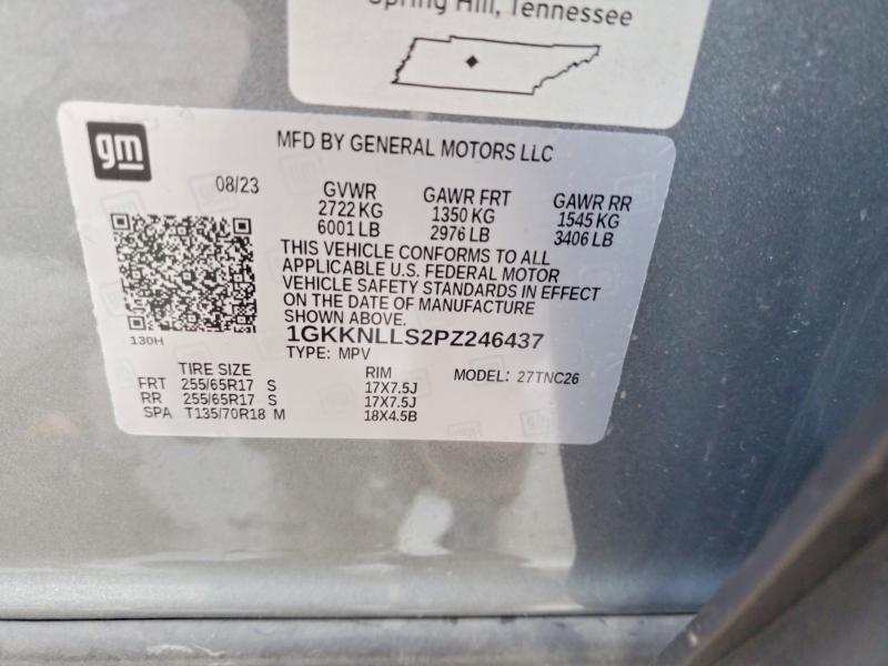 Aukcja sprzedaży 2023 Gmc Acadia, vin: 1GKKNLLS2PZ246437, numer aukcji: 59671986