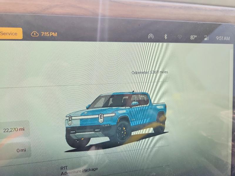2022 Rivian R1t მანქანა იყიდება აუქციონზე, vin: 7FCTGAAA8NN011189, აუქციონის ნომერი: 59698306