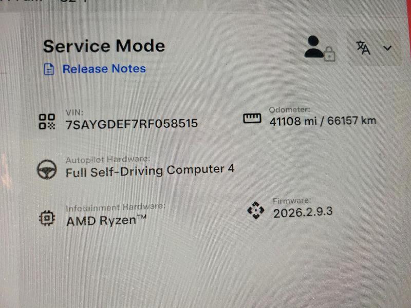 2024 Tesla Model Y მანქანა იყიდება აუქციონზე, vin: 7SAYGDEF7RF058515, აუქციონის ნომერი: 57357616