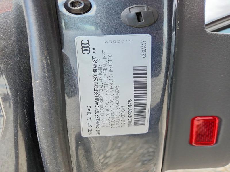 Aukcja sprzedaży 2019 Audi A6, vin: WAUL2AF22KN025975, numer aukcji: 60052106