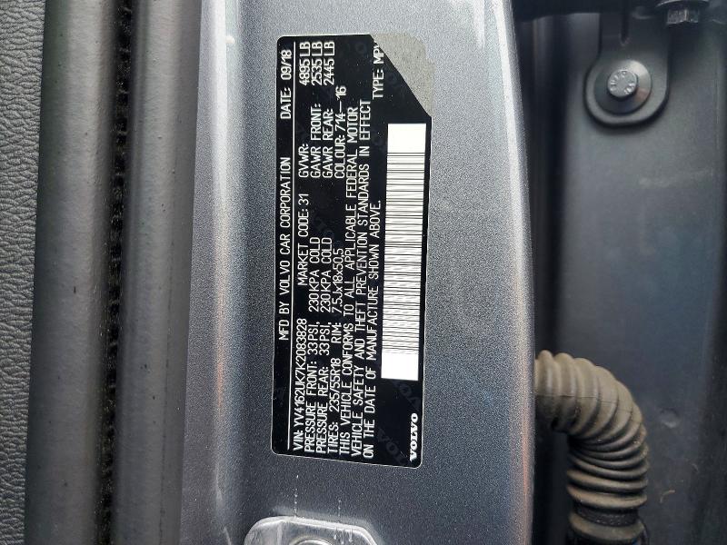 Продаж на аукціоні авто 2019 Volvo Xc40, vin: YV4162UK7K2083828, номер лоту: 60215836