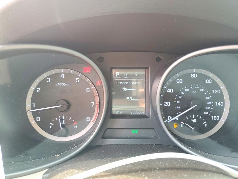 60555146 :رقم المزاد ، 5XYZT3LB2HG391767 vin ، 2017 Hyundai Santa Fe Sport مزاد بيع