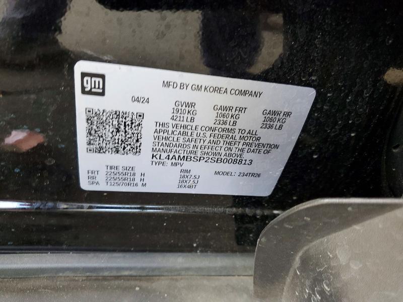 Aukcja sprzedaży 2025 Buick Encore Gx, vin: KL4AMBSP2SB008813, numer aukcji: 59617906