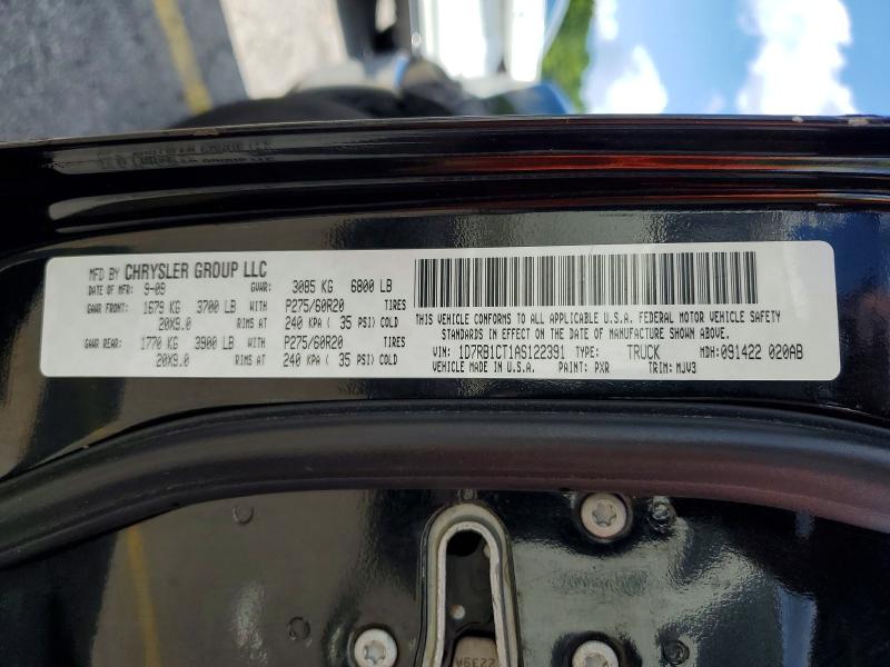 Aukcja sprzedaży 2010 Dodge Ram 1500, vin: 1D7RB1CT1AS122391, numer aukcji: 60484516