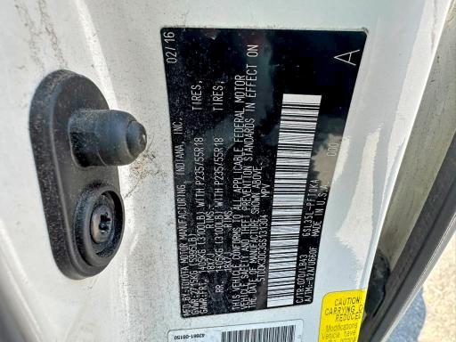 Aukcja sprzedaży 2016 Toyota Sienna, vin: 5TDDK3DC3GS131304, numer aukcji: 61284916
