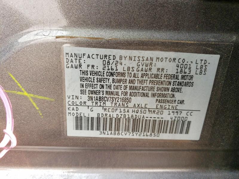 61012166 :رقم المزاد ، 3N1AB8CV7SY216850 vin ، 2025 Nissan Sentra مزاد بيع