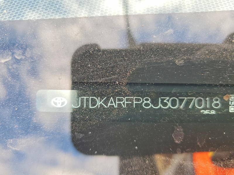 59302006 :رقم المزاد ، JTDKARFP8J3077018 vin ، 2018 Toyota Prius Prime مزاد بيع