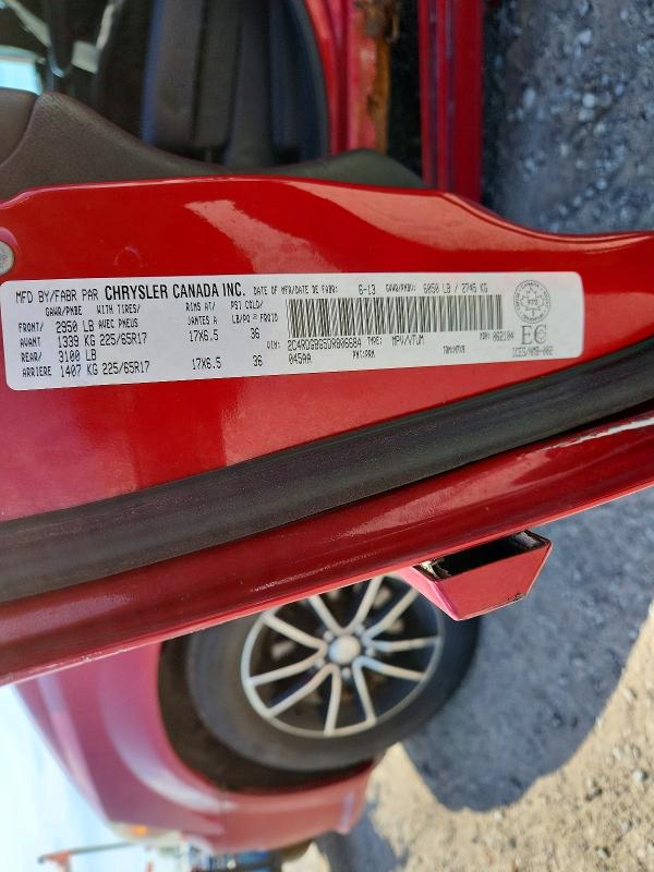 2013 Dodge Grand Caravan მანქანა იყიდება აუქციონზე, vin: 2C4RDGBG5DR806684, აუქციონის ნომერი: 60414266