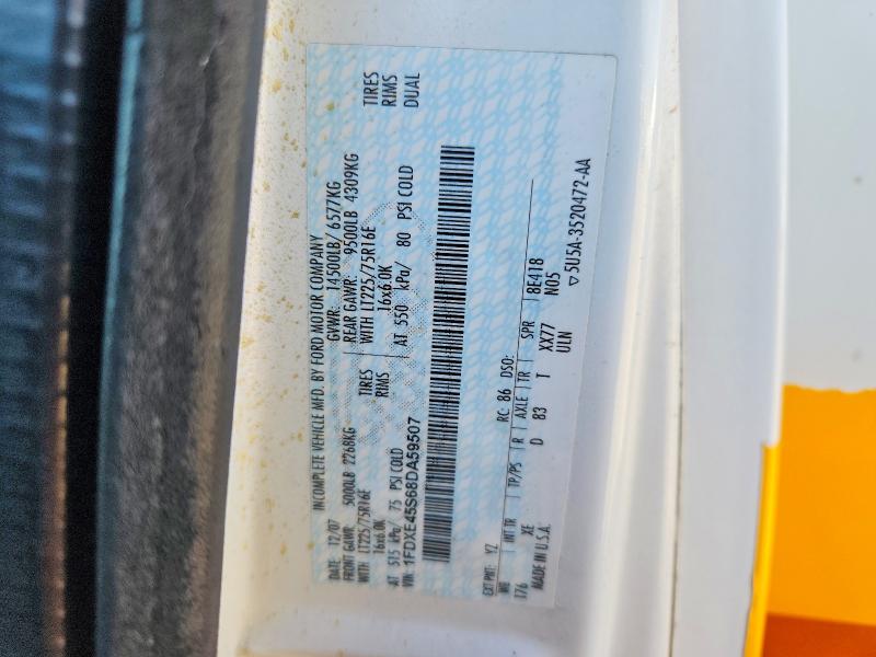 Aukcja sprzedaży 2008 Ford Econoline, vin: 1FDXE45S68DA59507, numer aukcji: 59824346