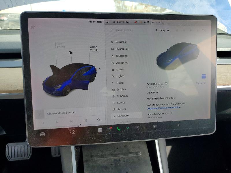 Продаж на аукціоні авто 2018 Tesla Model 3, vin: 5YJ3E1EAXJF154434, номер лоту: 62533886