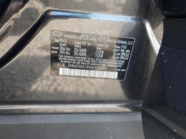 59982746 :رقم المزاد ، 5NMS14AJXMH325393 vin ، 2021 Hyundai Santa Fe مزاد بيع