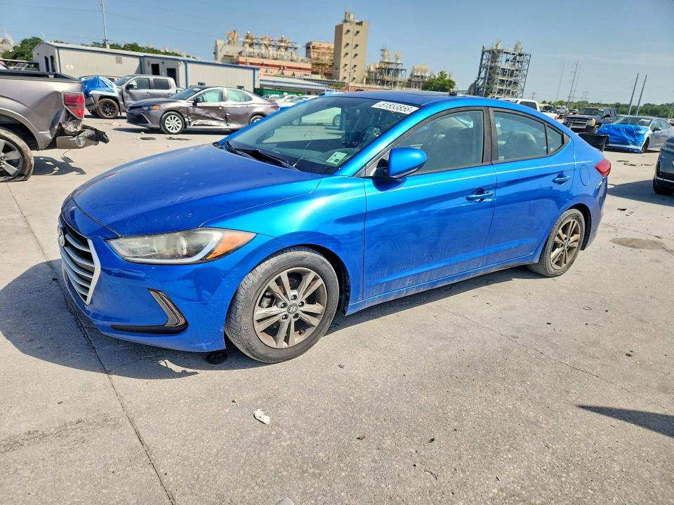 2018 Hyundai Elantra მანქანა იყიდება აუქციონზე, vin: 5NPD84LFXJH261058, აუქციონის ნომერი: 61853856