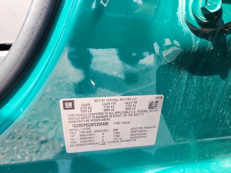 Продажа на аукционе авто 2015 Chevrolet Silverado, vin: 1GCRCPEC8FZ255400, номер лота: 62774066