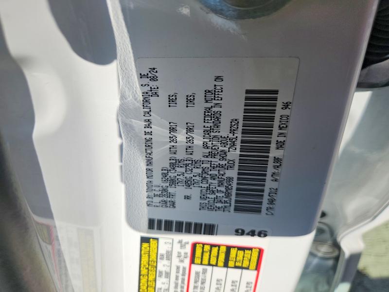 60658396 :رقم المزاد ، 3TMLB5JN8RM054980 vin ، 2024 Toyota Tacoma مزاد بيع
