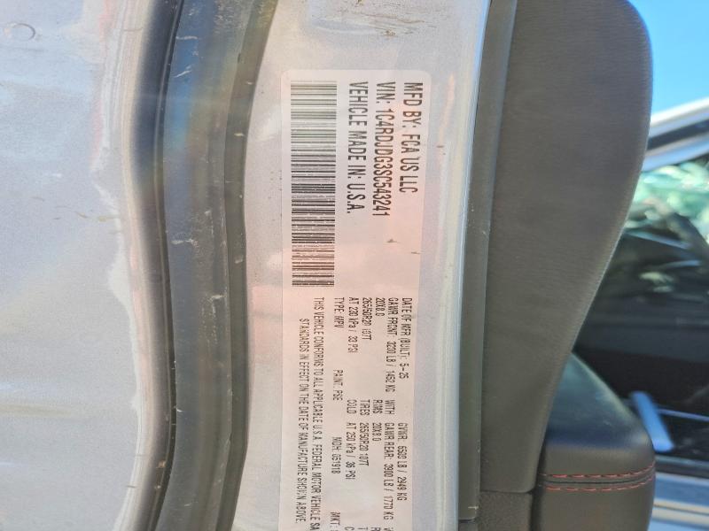 57151536 :رقم المزاد ، 1C4RDJDG3SC543241 vin ، 2025 Dodge Durango مزاد بيع