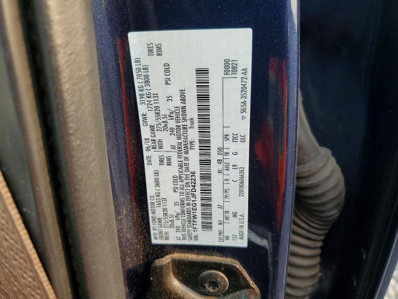 Aukcja sprzedaży 2018 Ford F150, vin: 1FTFW1EG1JFD42236, numer aukcji: 61948956