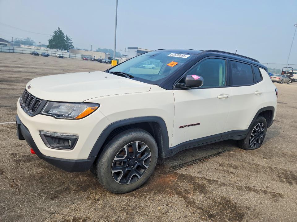 2019 Jeep Compass მანქანა იყიდება აუქციონზე, vin: 3C4NJDDB7KT659382, აუქციონის ნომერი: 61590886