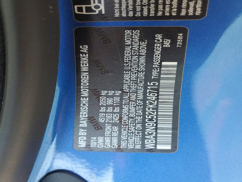 Продаж на аукціоні авто 2015 Bmw 428, vin: WBA3N9C52FK246715, номер лоту: 62539136