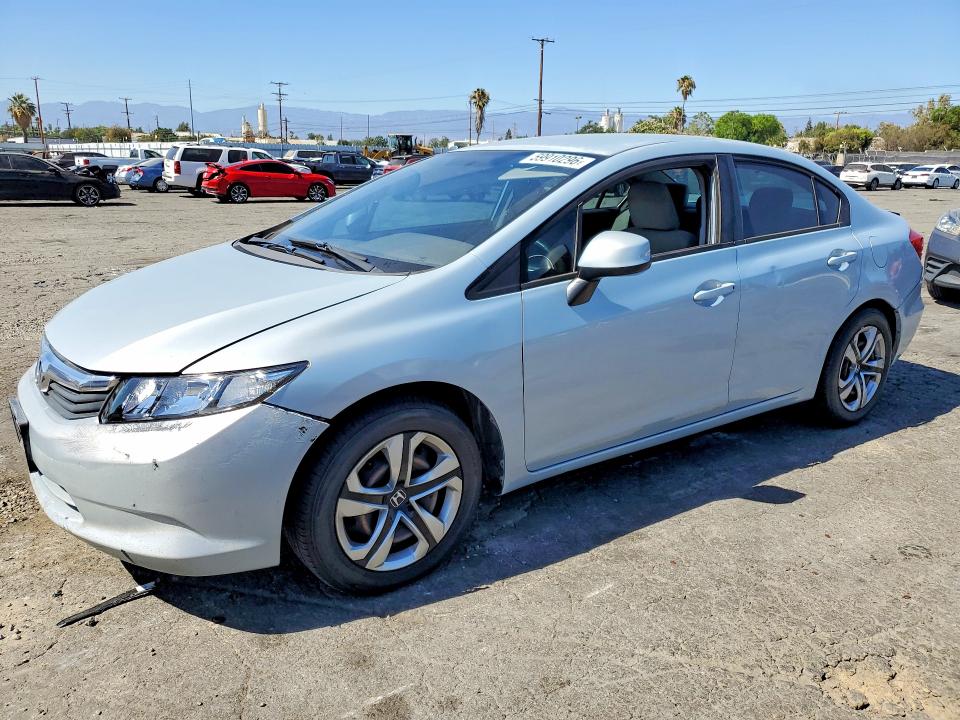 2012 Honda Civic მანქანა იყიდება აუქციონზე, vin: 19XFB2F52CE356805, აუქციონის ნომერი: 59910296
