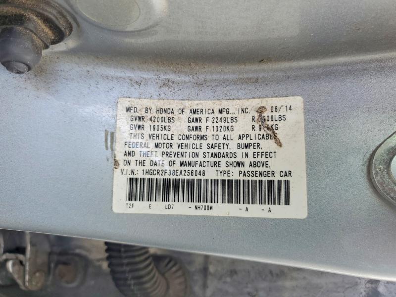 Продажа на аукционе авто 2014 Honda Accord, vin: 1HGCR2F38EA256048, номер лота: 61973996