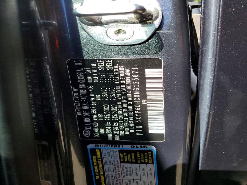 Aukcja sprzedaży 2021 Kia Telluride, vin: 5XYP6DHC8MG125671, numer aukcji: 60487926