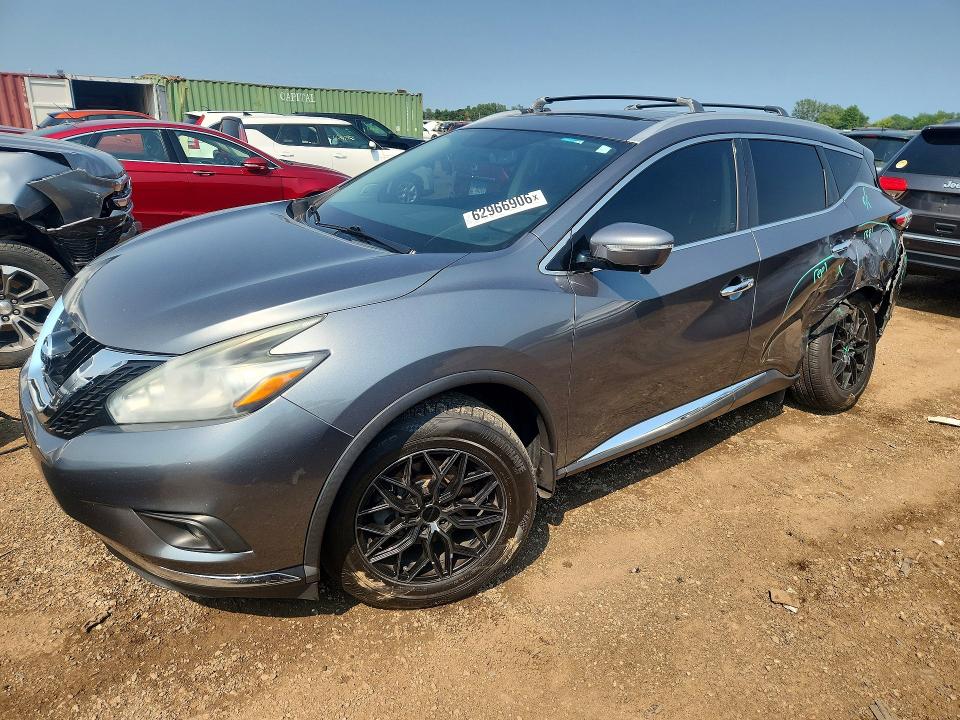Aukcja sprzedaży 2015 Nissan Murano, vin: 5N1AZ2MHXFN261097, numer aukcji: 62966906