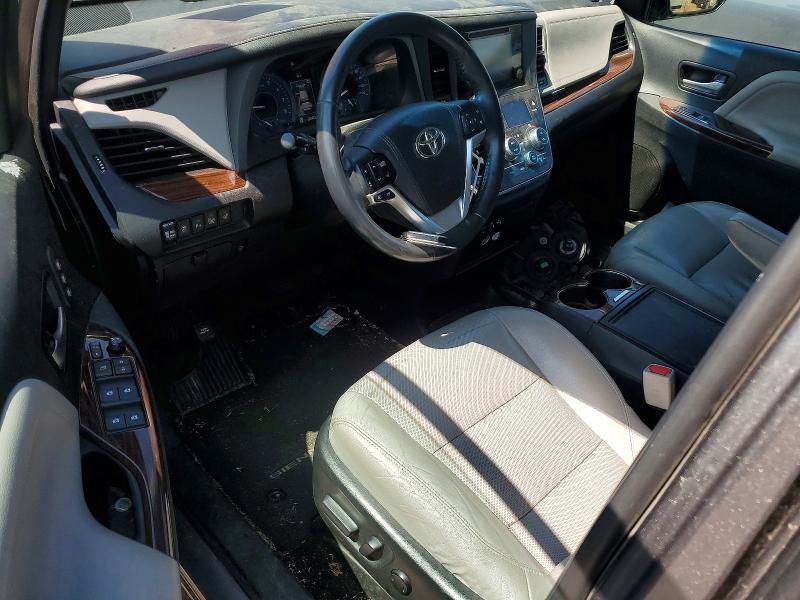 59901616 :رقم المزاد ، 5TDYZ3DC2HS803514 vin ، 2017 Toyota Sienna مزاد بيع