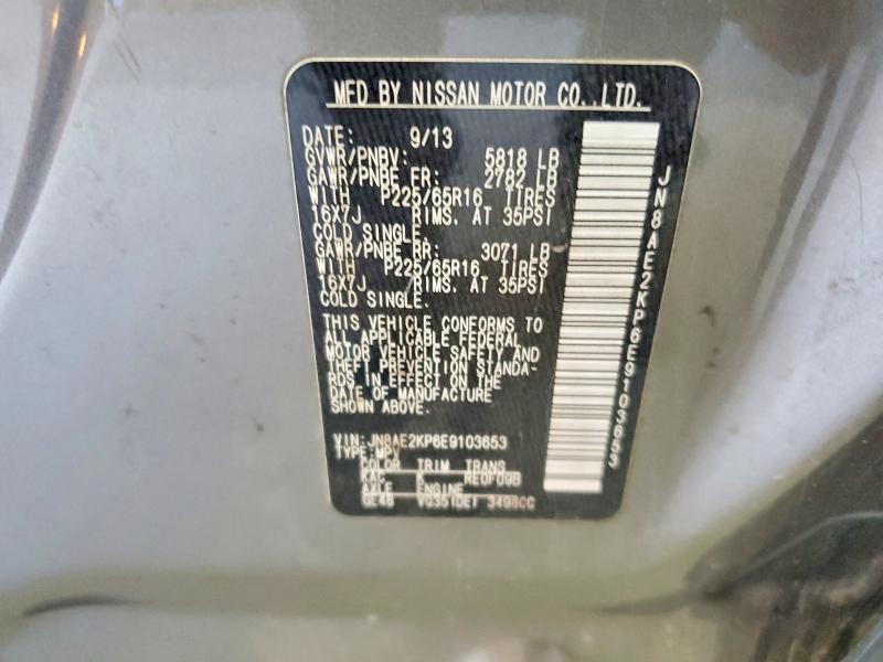 Aukcja sprzedaży 2014 Nissan Quest, vin: JN8AE2KP6E9103653, numer aukcji: 60986306