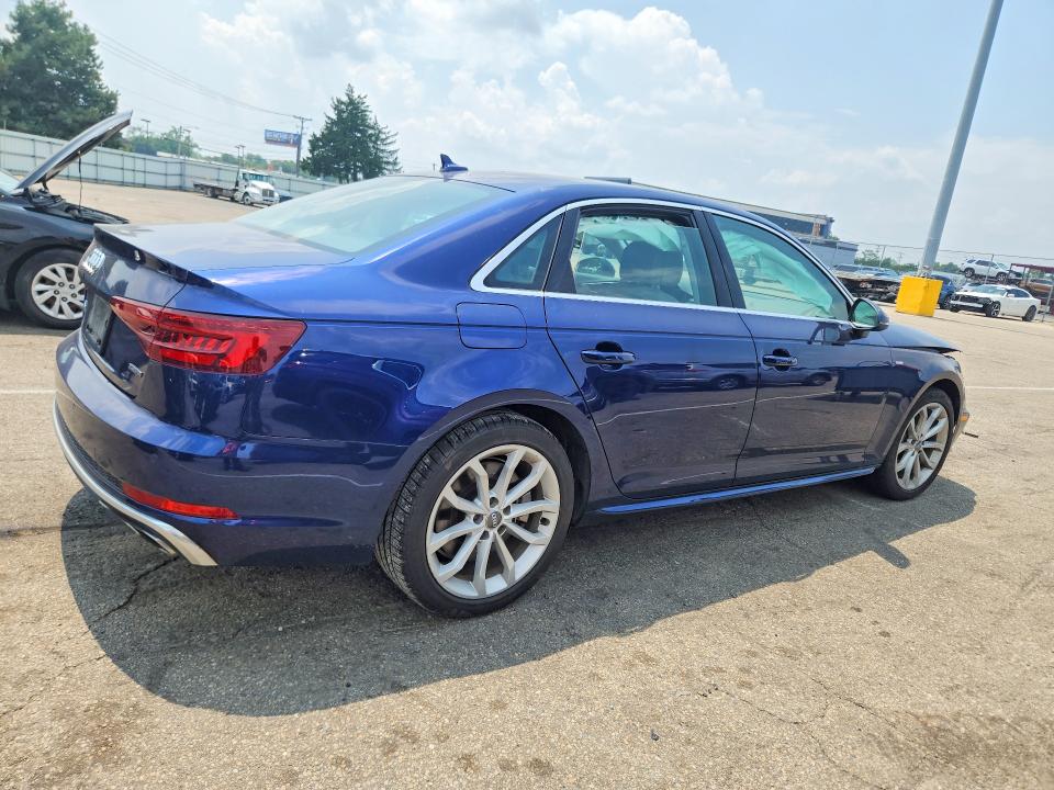 Продаж на аукціоні авто 2019 Audi A4, vin: WAUENAF49KN005854, номер лоту: 59403866