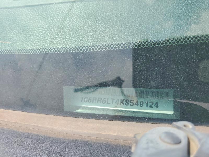 60606096 :رقم المزاد ، 1C6RR6LT4KS549124 vin ، 2019 Ram 1500 Classic مزاد بيع