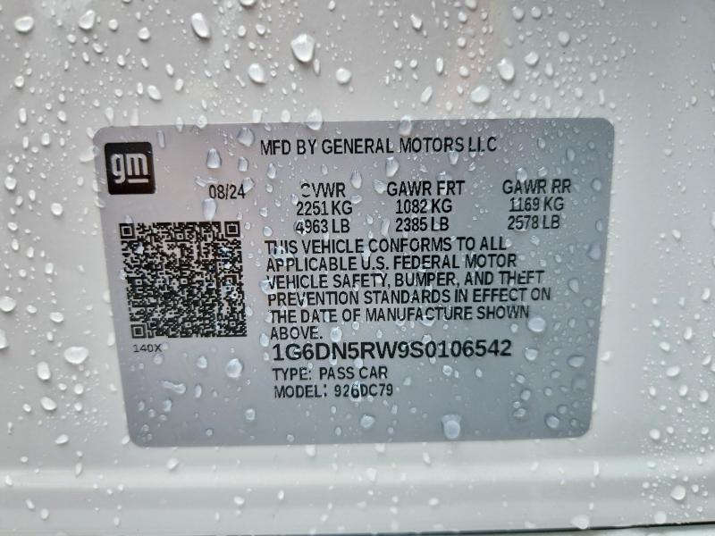 Продажа на аукционе авто 2025 Cadillac Ct5, vin: 1G6DN5RW9S0106542, номер лота: 61597386
