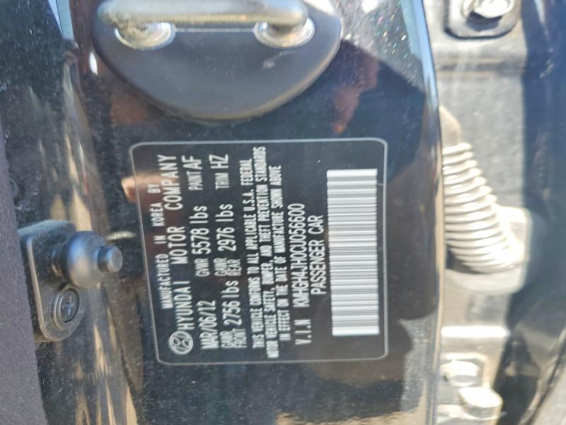 59770666 :رقم المزاد ، KMHGH4JH0CU056600 vin ، 2012 Hyundai Equus مزاد بيع