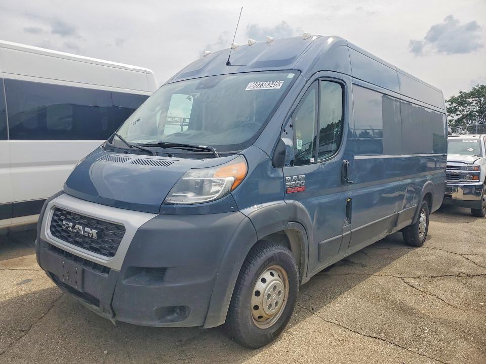 2021 Ram Promaster 3500 მანქანა იყიდება აუქციონზე, vin: 3C6MRVJG5ME535894, აუქციონის ნომერი: 60238346