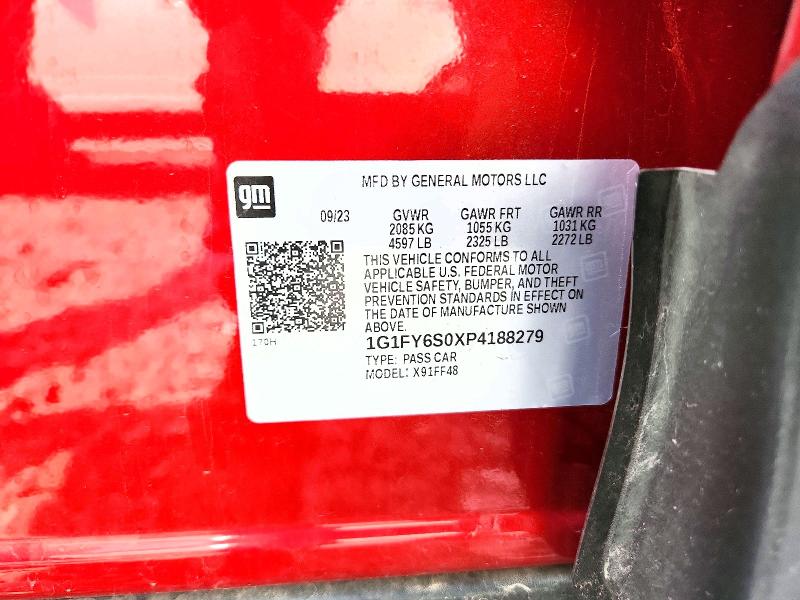 Auction sale of the 2023 Chevrolet Bolt Euv, vin: 1G1FY6S0XP4188279, lot number: 60485696