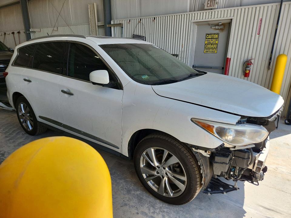 61358566 :رقم المزاد ، 5N1AL0MM7DC344109 vin ، 2013 Infiniti Jx35 مزاد بيع