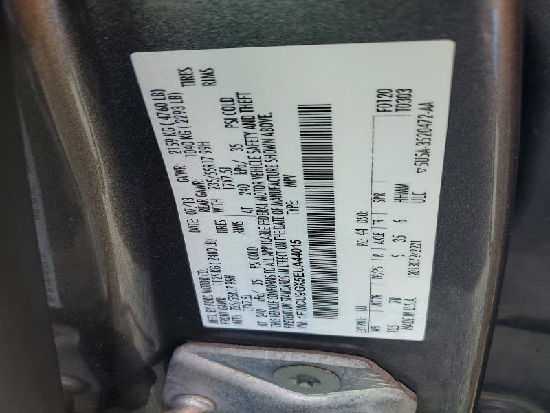 Aukcja sprzedaży 2014 Ford Escape, vin: 1FMCU9GX5EUA44015, numer aukcji: 61982656