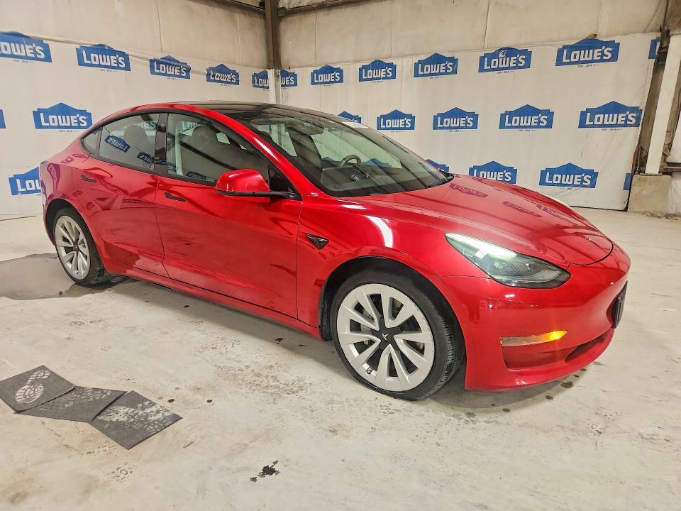 2022 Tesla Model 3 მანქანა იყიდება აუქციონზე, vin: 5YJ3E1EA5NF188335, აუქციონის ნომერი: 59914936