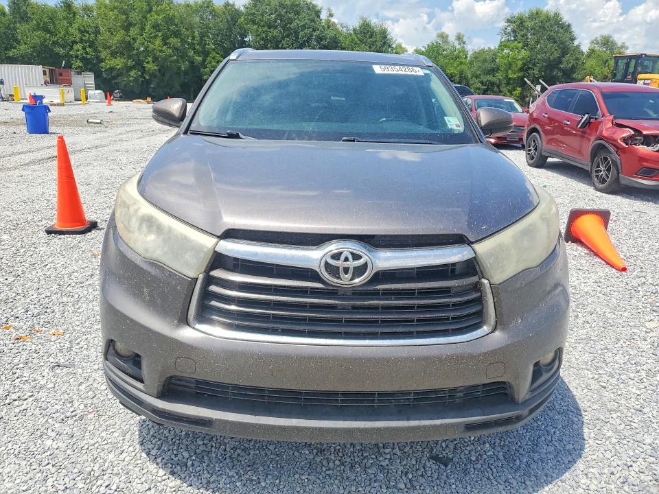 Продажа на аукционе авто 2015 Toyota Highlander, vin: 5TDKKRFH3FS092697, номер лота: 59354286