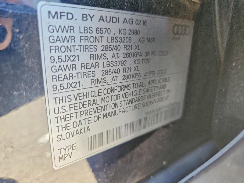 Aukcja sprzedaży 2017 Audi Q7, vin: WA1VABF77HD007965, numer aukcji: 60833576