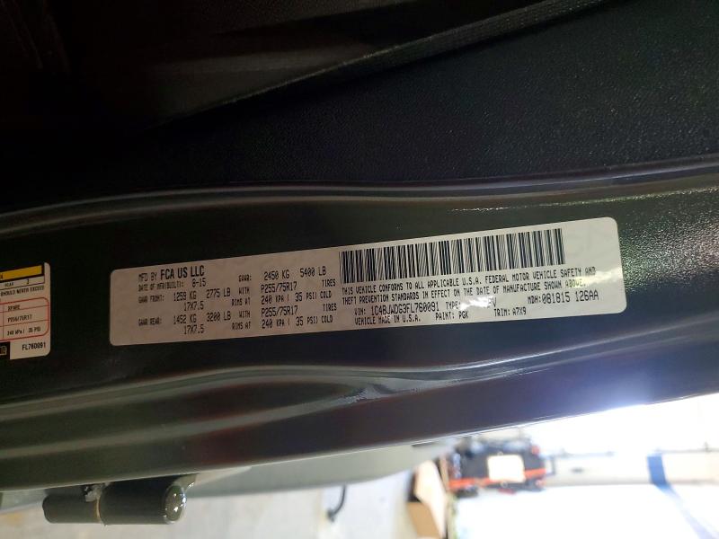 Aukcja sprzedaży 2015 Jeep Wrangler Unlimited, vin: 1C4BJWDG3FL760091, numer aukcji: 63372826