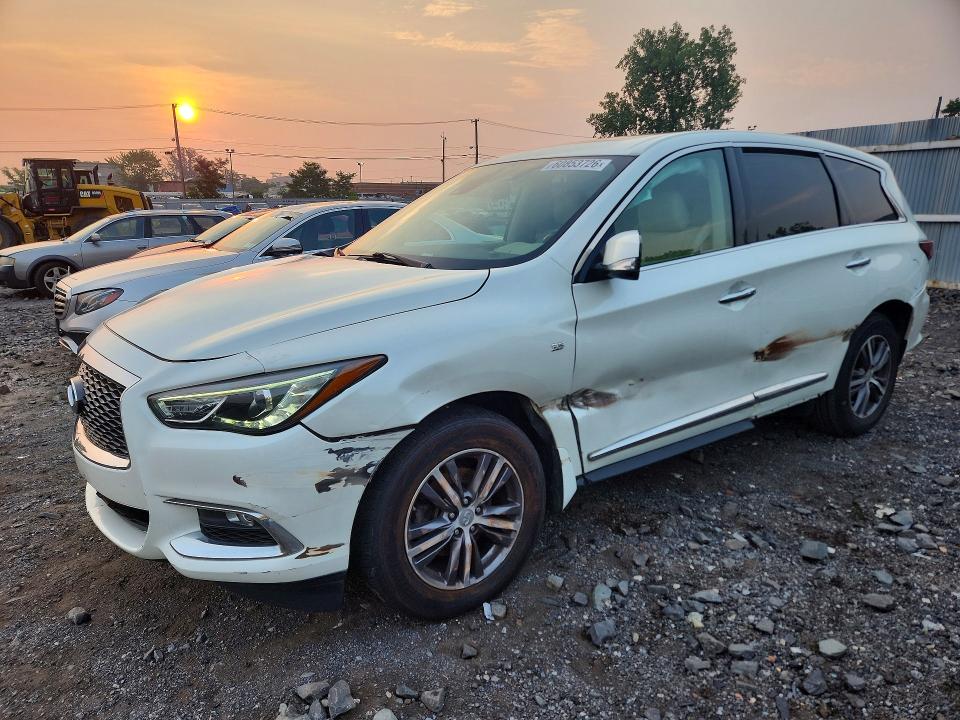 60853726 :رقم المزاد ، 5N1DL0MM0KC508357 vin ، 2019 Infiniti Qx60 مزاد بيع