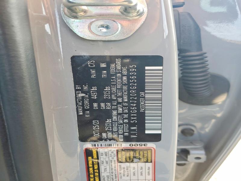 62166296 :رقم المزاد ، 5XXG64J20RG256395 vin ، 2024 Kia K5 مزاد بيع