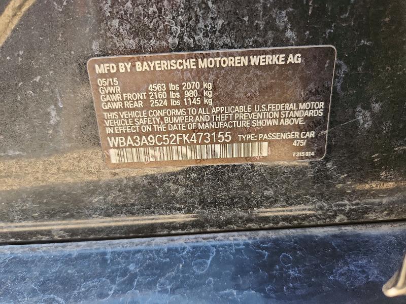 Aukcja sprzedaży 2015 Bmw 335, vin: WBA3A9C52FK473155, numer aukcji: 59406476