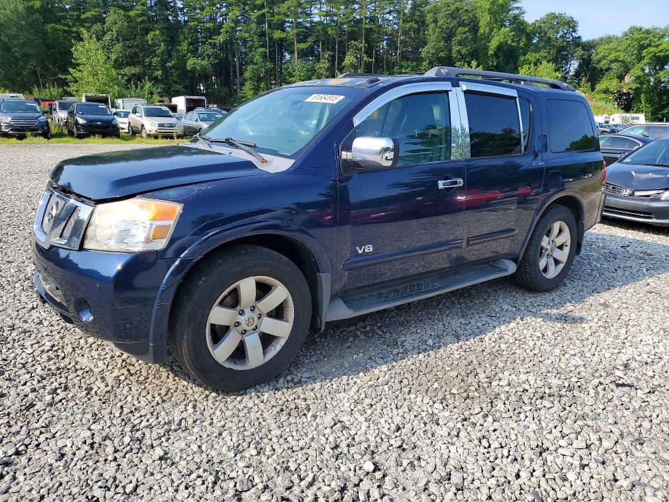 61664816 :رقم المزاد ، 5N1AA08C08N631437 vin ، 2008 Nissan Armada مزاد بيع