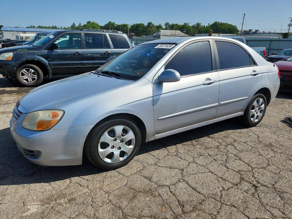 2007 Kia Spectra მანქანა იყიდება აუქციონზე, vin: KNAFE122475452897, აუქციონის ნომერი: 59579436
