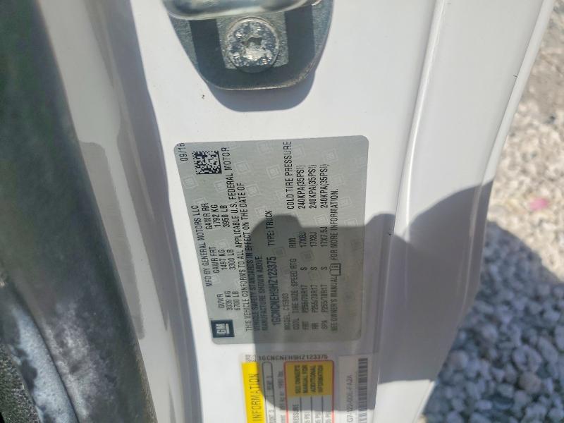 Продажа на аукционе авто 2017 Chevrolet Silverado, vin: 1GCNCNEH9HZ123375, номер лота: 62125146